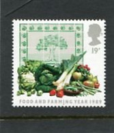 GREAT BRITAIN - 1989  19p  FOOD AND FARMING  MINT NH - Non Classés