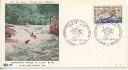 FDC France N° 1609  Championat Du Monde De Canoe Kayak (F055) - Canoë