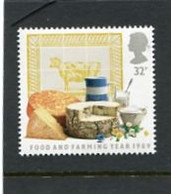 GREAT BRITAIN - 1989  32p  FOOD AND FARMING  MINT NH - Unclassified