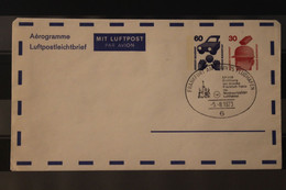 Deutschland 1973; Aerogramm: Stempel Frankfurt-Flughafen LH 658 Eröffnung Strecke Frankfurt-Moskau-Tokyo - Enveloppes Privées - Oblitérées