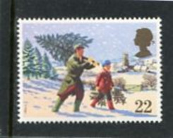 GREAT BRITAIN - 1990  22p  CHRISTMAS  MINT NH - Unclassified