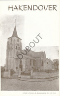 HAKENDOVER - Geschiedkundig Overzicht - Kerk   (V886) - Antique