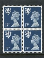 GREAT BRITAIN - 1990  SCOTLAND  17p   BLOCK OF 4  MINT NH  SG S58 - Unclassified