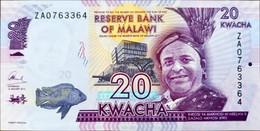 Malawi 20 Kwacha 2016 ZA Replacement Unc - Malawi