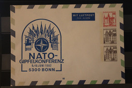 Deutschland 1982; Ganzsache NATO-Gipfelkonferenz Bonn 1982 - Private Covers - Mint