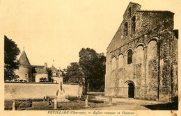 Feuillade * Place De L'église Romane Et Le Château * Monument Aux Morts - Sonstige & Ohne Zuordnung