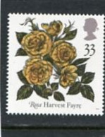 GREAT BRITAIN - 1991  33p  ROSES  MINT NH - Ohne Zuordnung