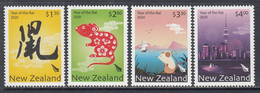 2020 New Zealand Year Of The Rat Complete Set Of 4 MNH @ BELOW FACE VALUE - Nuovi