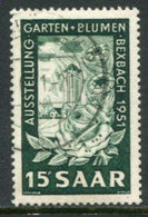 SAAR 1950  1951 Horticultural Exhibition, Used.  Michel 307 - Used Stamps