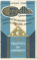 Dépliant Calendrier 1936 Coppélia Chambéry, Truffes De C., Chocolats - Formato Piccolo : 1921-40