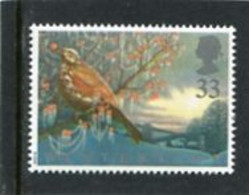 GREAT BRITAIN - 1992  33p  WINTER  MINT NH - Non Classés