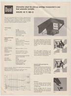 Handleiding-user Manual DUAL St. Georgen/schwarzwald (D) Shure M 71 MB-D - Literature & Schemes