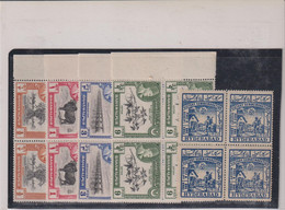 BAHAWALPUR-blocs De 4- MNH-TTB- N° 18/21-HYDERABAD N°41  -1946 - Bahawalpur