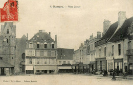 Mamers * Place Carnot * Pâtisserie LEROUX * Magasin FLEURY NEVEU * Commerces Magasins * Grand Bazar - Mamers