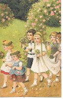 Illustrator F. Schenkel - Children's Wedding, Kinderhochzeit, Mariage D'enfants, Matrimonio Di Bambini - Schenkel, Franziska