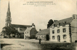 St Gilles Du Vieux Marché * Place De L'église Et Le Bourg Du Village - Saint-Gilles-Vieux-Marché