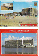 - 1344 -   KNOCKE  2 Cartes    Grand Format - Knokke