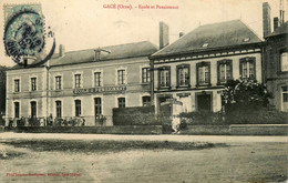 Gacé * 1905 * école Et Pensionnat HERGAULT Du Village - Gace