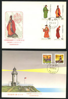 TAIWAN R.O.C. - Three (3) FDC' S. MICHEL1904-1907, 1908-1909, 1910-1913. All With Postal Dater. - FDC