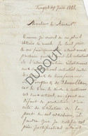 Tongeren - 1848 - Lettre Envoyé Par Perreau (V874) - Manuscripten