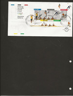 PAYS BAS - FDC AFFRANCHIE BLOC N° 36 - JEUX OLYMPIQUES 1992 - - FDC