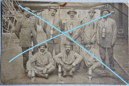 Photox2 Mineurs Mine Charbonnage Région Liège Circa 1920-30 Koolmijn - Professions