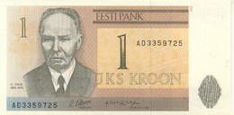 Billete Estonia P-69. 1 Kroon 1992. Ref. 6eston-69 - Estland