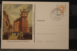 Deutschland Ganzsache  Glückwunschkarte Nr. 7 - Cartes Postales Privées - Oblitérées
