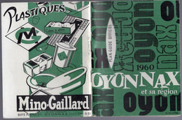 Livre - OYONNAX Et Sa Région, Plan-guide Officiel, 32 Pages, Environ 1960 - Rhône-Alpes