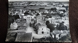 CPSM VILLEFAGNAN CHARENTE VUE GENERALE ET L EGLISE  EN AVION AU DESSUS DE LAPIE 3  1960 - Villefagnan