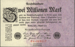 German Empire Rosenbg: 102c, Privatfirmendruck Red Firmenzeichen Used (III) 1923 2 Million Mark - 2 Mio. Mark