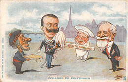 Militaria - Humour - Caricature - Satirique  - Président Loubet - Echange De Politesses - Illustrateur Assus - Humor