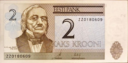 Estonia 2 Krooni 2007 ZZ Replacement Unc - Estland