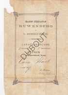 Sint-Michielsgestel - 1887 - Maison D'Education Ruwenberg - Distribution Des Prix (V867) - Diploma & School Reports