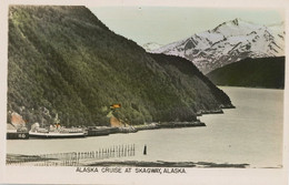 Real Photo Alaska Cruise At Skagway  Ship - Autres & Non Classés