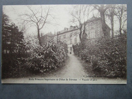 CPA 01 Ain TREVOUX - école Primaire Supérieure De Jeunes Filles De TREVOUX  - Façade Et Parc  Vers 1910 - Trévoux
