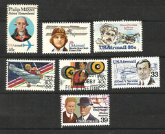 Etats-Unis Poste Aérienne N°92 à 94, 96, 98, 107, 108 Cote 4.50€ - 3a. 1961-… Usati