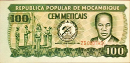 Mozambique  100 Meticais 1980 ZB Replacement Unc - Mozambique