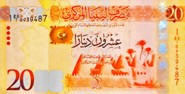 Libya 20 Dinars 20/1 Replacement Unc - Libya