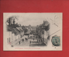 CPA - St Ouen  -(Somme) - Sortie De L'Usine Par La Rue Principale - Saint Ouen