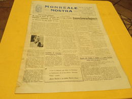 MONREALE NOSTRA- PERIODICO TURISTICO CULTURALE ANNO 2 NUMERO 11-12- 15 DICEMBRE 1958 - First Editions