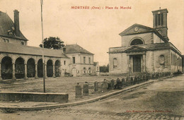 Mortrée * Place Du Marché * Halle Et église - Mortree