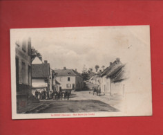 CPA - St Ouen  -(Somme) - Rue Basse  -(La Cavée) - Saint Ouen