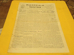 MONREALE NOSTRA- PERIODICO TURISTICO CULTURALE ANNO 3 NUMERO 3- 15 APRILE 1959 - Premières éditions