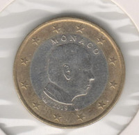 MONACO - 1 Euros 2019  - Albert II - Monaco