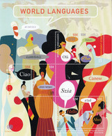 2019 United Nations New York Languages Of The World Souvenir Sheet MNH  @ BELOW FACE VALUE - Ungebraucht