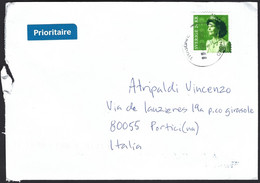 Svezia 2021 Prioritaria For Italy Queen Silvia Fu - Storia Postale