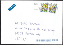 Svezia  2019 Wedding Rings Prioritarie Letter For Italy Fu - Covers & Documents