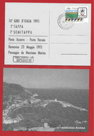 CARTOLINA VG 76° GIRO D'ITALIA - 1° Tappa 1°Semitappa 23 Maggio 1993 Porto Azzurro Porto Ferraio ANNULLO MARCIANA MARINA - Ciclismo