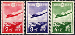 JAPAN..1937..Michel # 233-235...MLH. - Ongebruikt